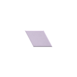light purple diamond on a white background.
