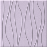 Lilac 9mm Engraved River felt sample with wavy vertical grooves