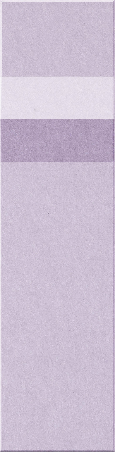 Four rectangular tiles in alternating shades of lavender and light purple with textured surfaces.