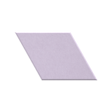 A single lavender-colored square tile with a subtle textured surface, shown at a diagonal angle on a solid white background.