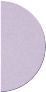 Lilac Large Half Circle