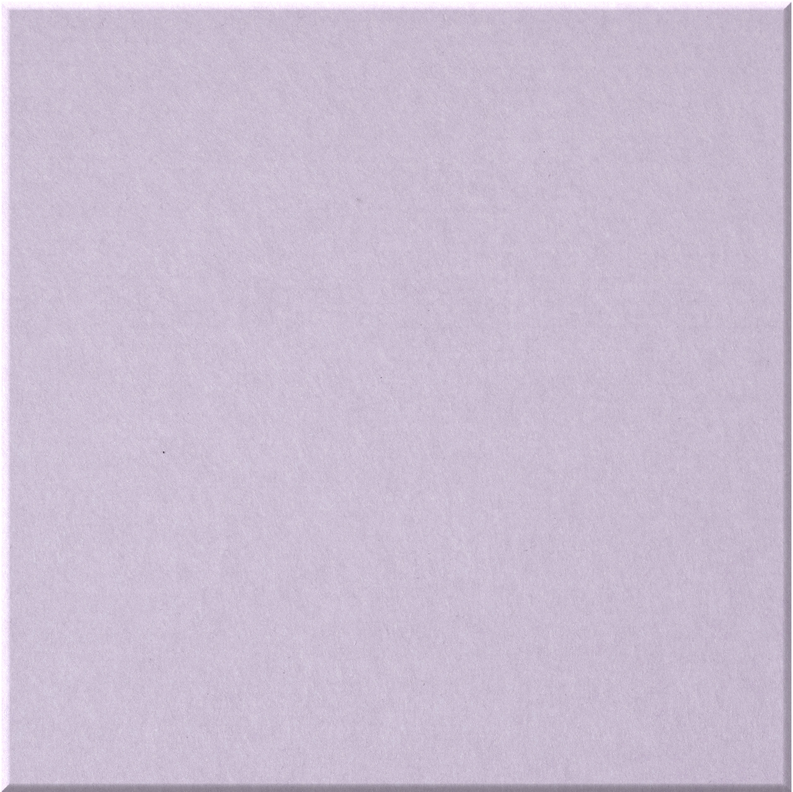 Large square tile with a matte lavender surface and subtle texture.