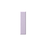 A single rectangular lavender-purple textured tile or panel centered on a solid white background.