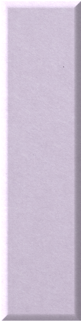 Lavender shiplap tile with beveled edges and matte finish.