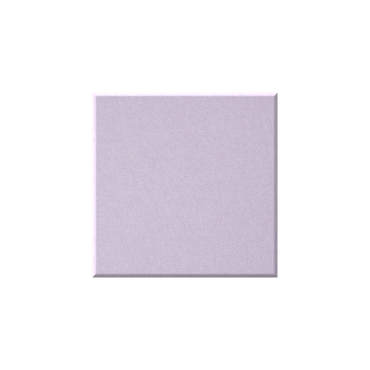 A square lavender-colored textured tile or swatch centered on a plain white background.