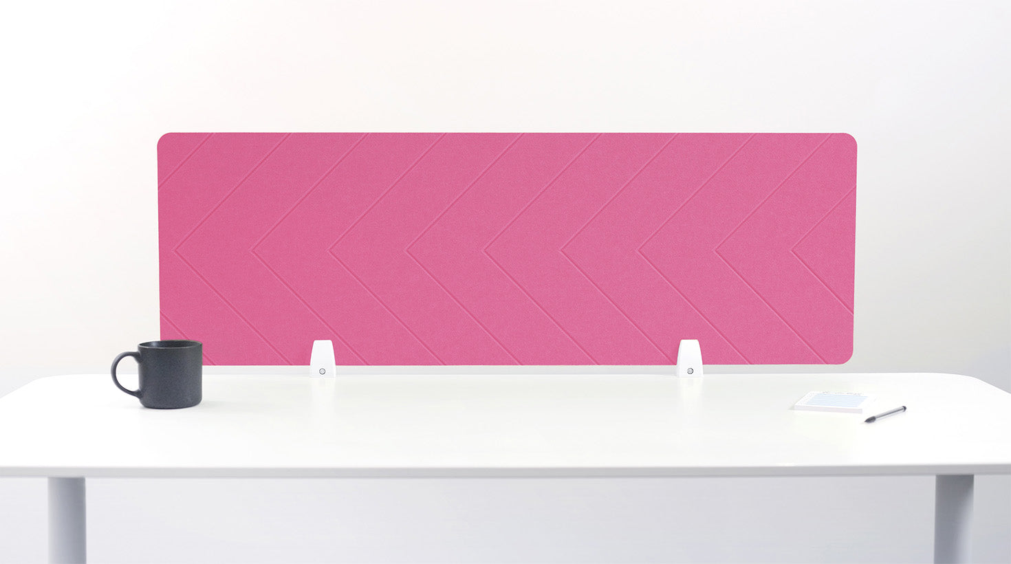Large Hot Pink Desk Divider