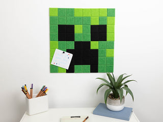 Minecraft Creeper Wall Art | Official Felt Wall Panels | Felt Right