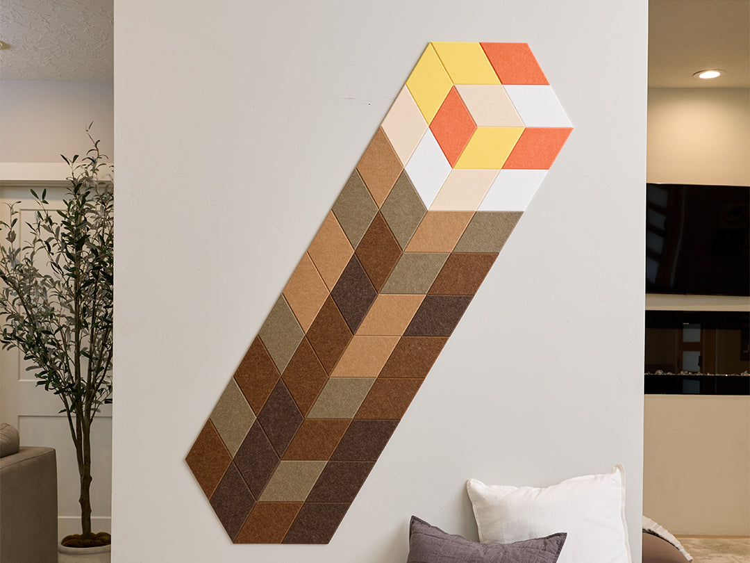 Minecraft™ Isometric Torch on wall