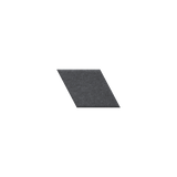 Dark gray diamond on a white background