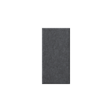 A dark gray felt rectangular swatch with a textured surface, centered on a plain white background.
