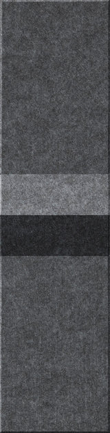 Rectangular tile with textured surface in charcoal gray and black color blocks stacked vertically.