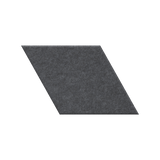 A dark gray felt or fabric square tile shown on a plain white background.