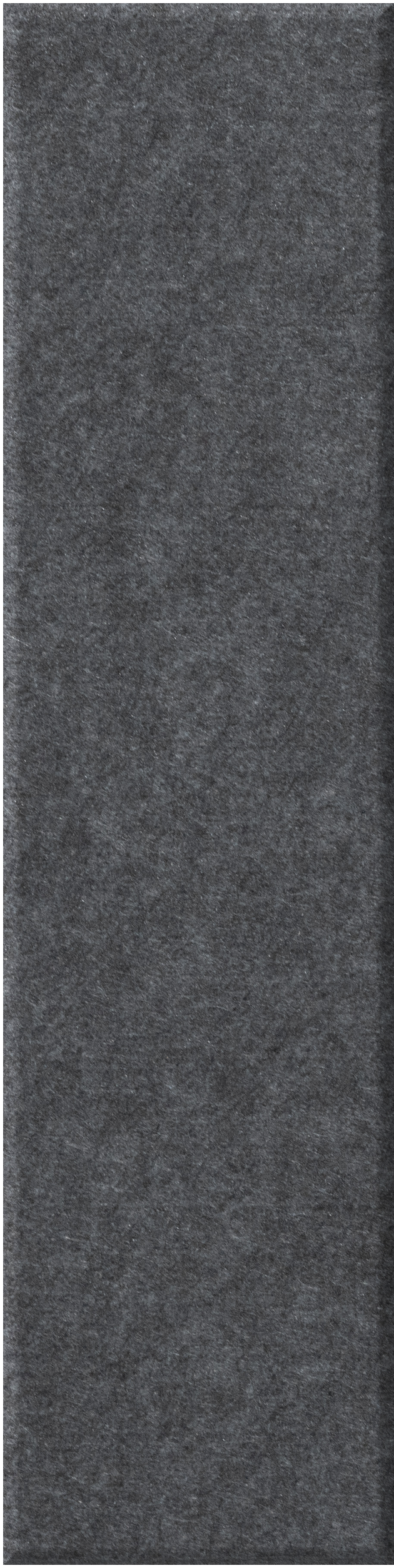 Dark gray shiplap tile with textured surface and subtle vertical grain pattern.