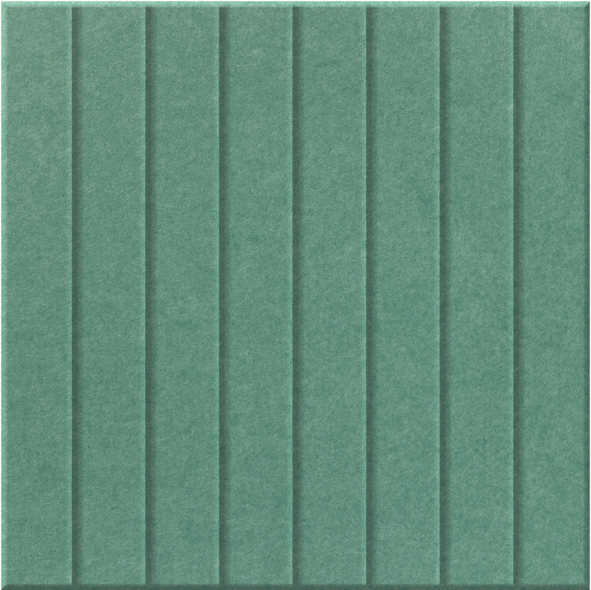 Mint 9mm Engraved Parallel felt sample with straight vertical grooves