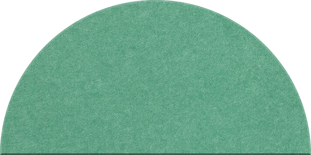 Large Half Circle Tile