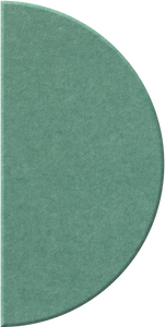Mint Large Half Circle