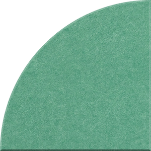Mint Quarter Circle Tile