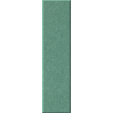 A vertical rectangular swatch of textured sage green material on a plain white background.