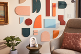 Shape Play Mist Wall Art