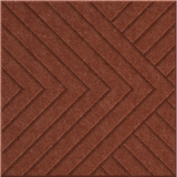 Moab 9mm Engraved Converge felt sample with chevron grooves