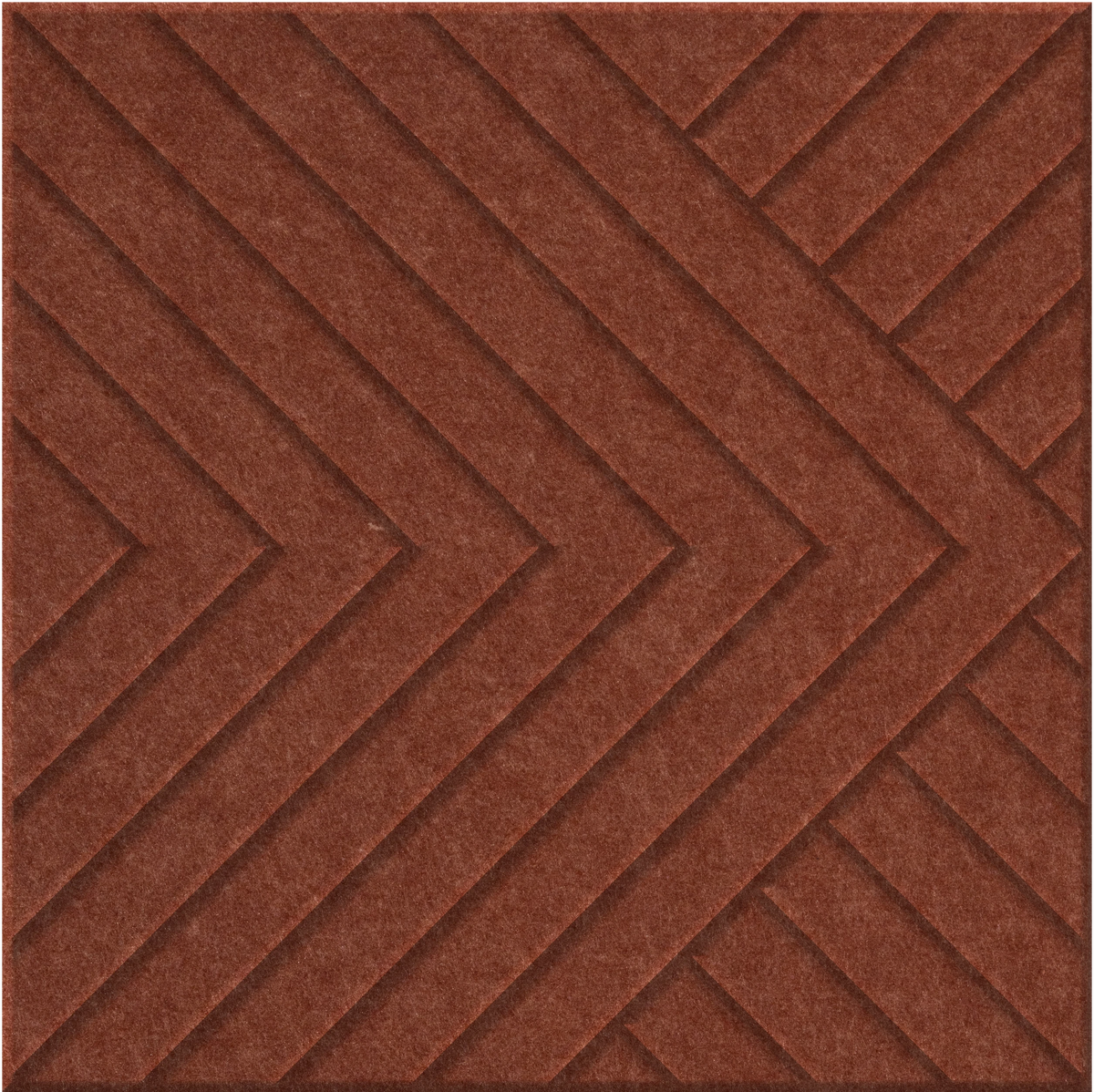 Moab 9mm Engraved Converge felt sample with chevron grooves