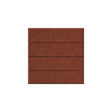 A square brown textured material swatch with horizontal ribbed lines, centered on a plain white background.