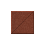 A square brown textured material swatch with a diagonal seam, centered on a plain white background.