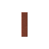 A vertical rectangular swatch of textured brown material centered on a plain white background.