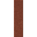 A vertical rectangular swatch of textured brown material, likely a fabric or carpet sample, centered on a plain white background.