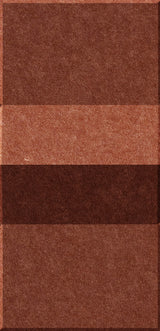 Four rectangular tiles in varying shades of brown, arranged vertically with textured surfaces.