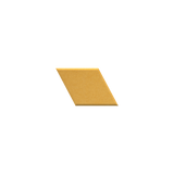 Yellow diamond on a white background