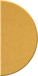 Mustard Half Circle