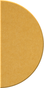 Mustard Large Half Circle