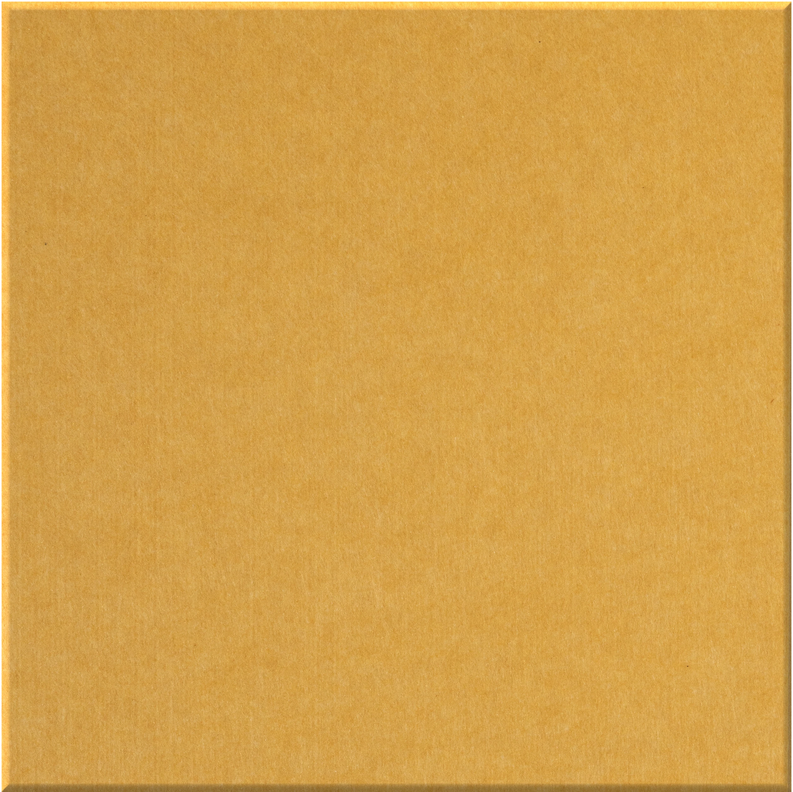 Large square tile with matte golden yellow finish and subtle texture.