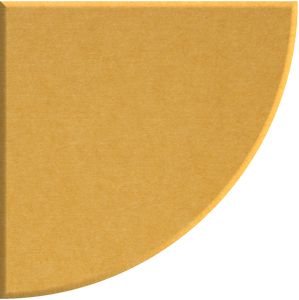 Mustard Quarter Circle