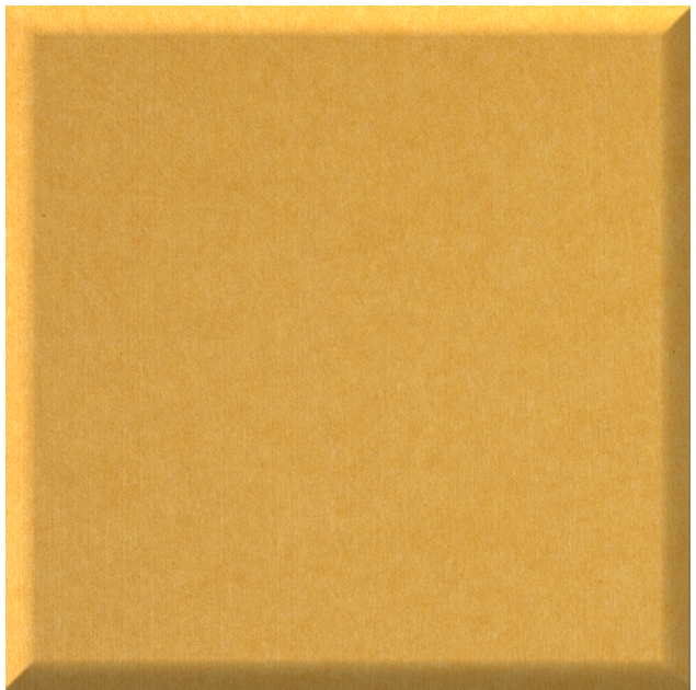 Golden-yellow square tile with beveled edges and matte finish.