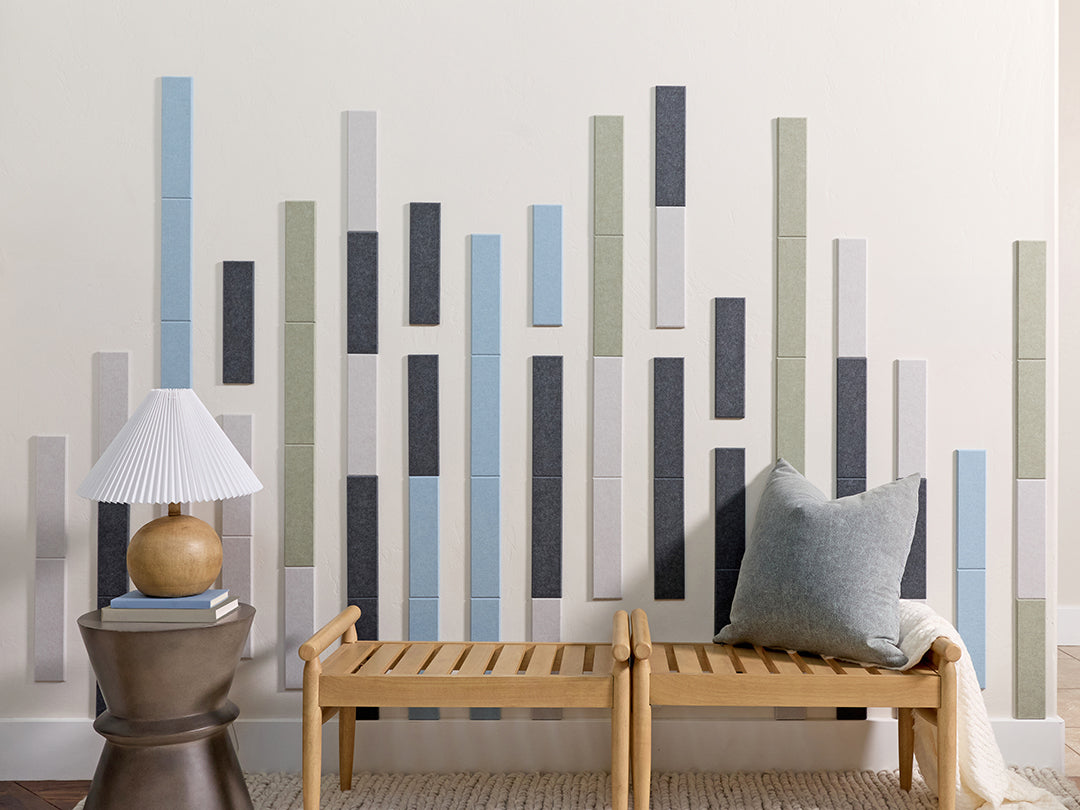 Nantucket Bamboo patterned geometric wall art