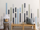 Nantucket Bamboo patterned geometric wall art