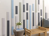 Nantucket Bamboo patterned geometric wall art