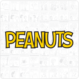Peanuts logo on a white background
