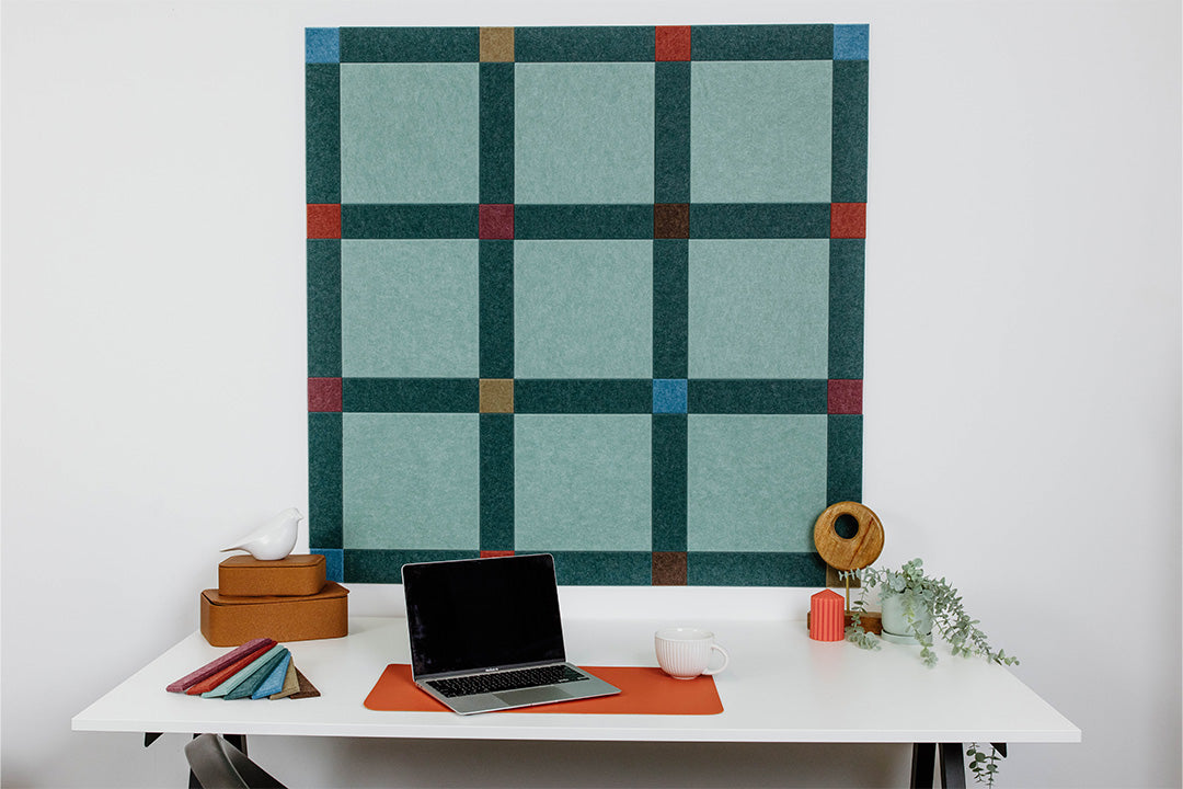 Multi-Color Acoustic Felt Right Pin Board