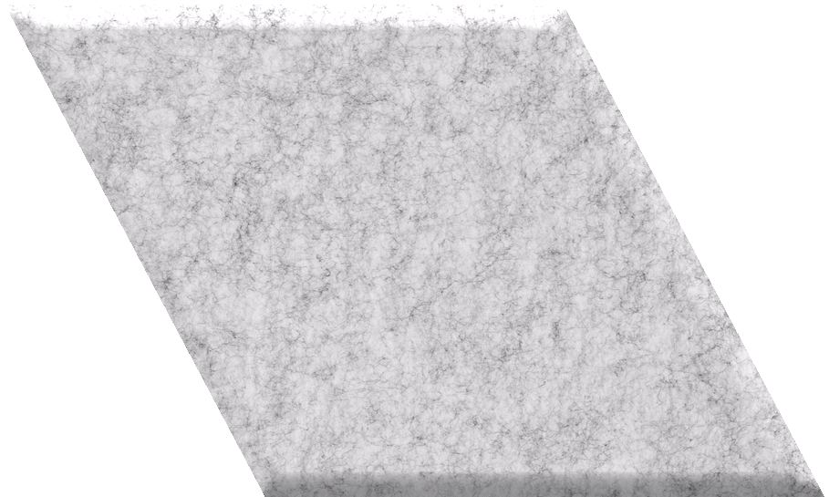 Light gray diamond-shaped tile with speckled surface texture and beveled edge.