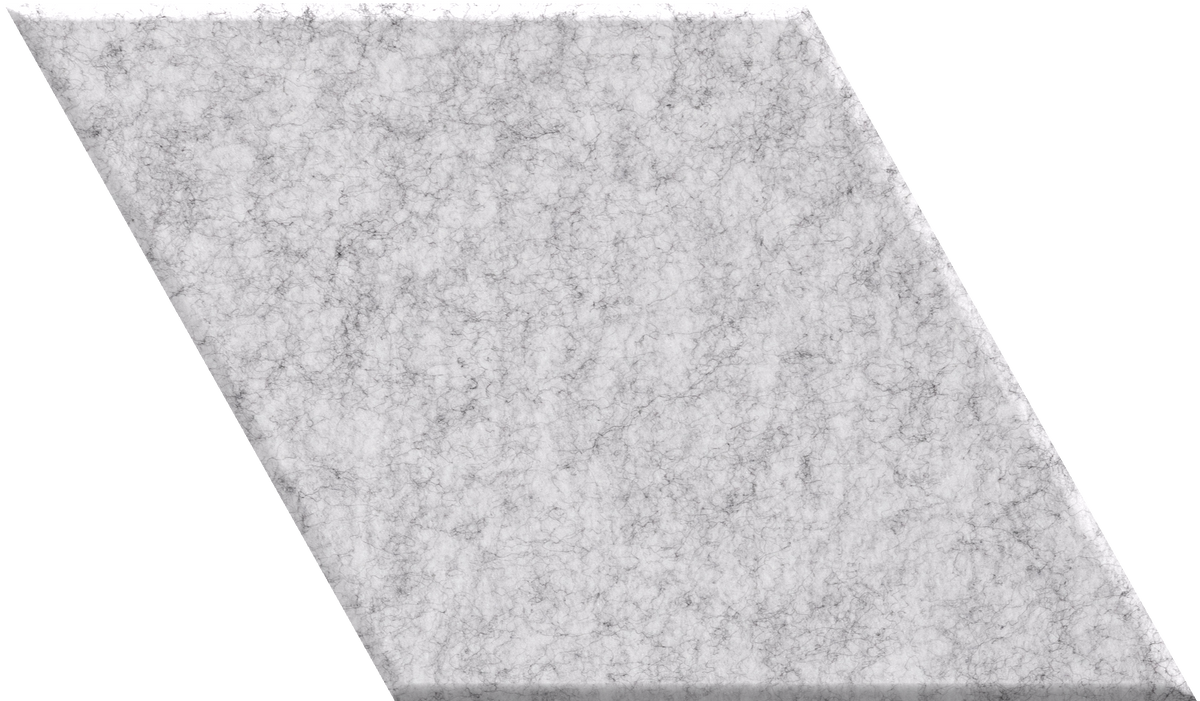 Light gray diamond-shaped tile with speckled stone texture.