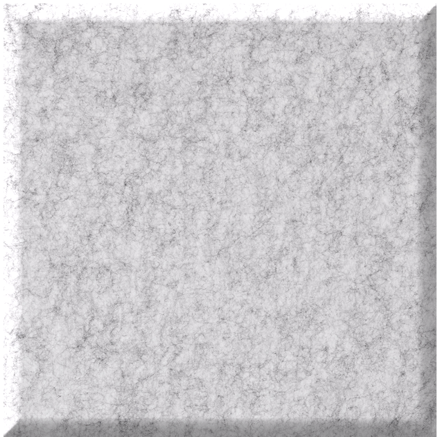 Light gray speckled tile with beveled edge and textured surface.