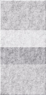 Four rectangular tiles with speckled gray and white granite texture in alternating light and dark shades.