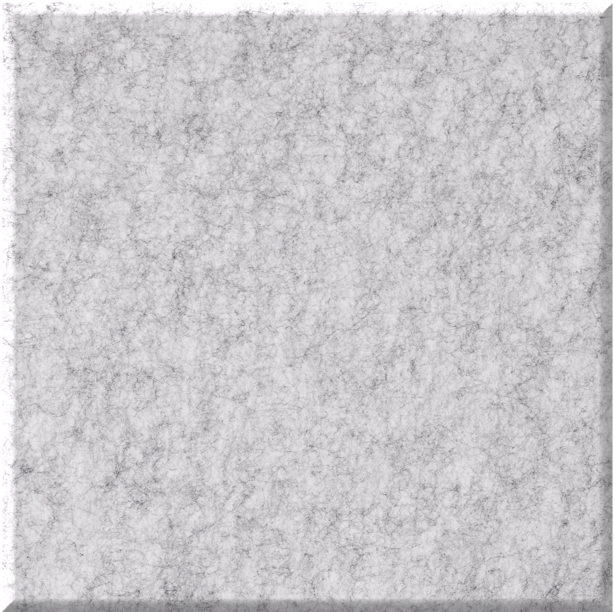 Light gray square tile with speckled texture and beveled edges.
