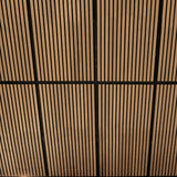 Oak Black Wood Slat Ceiling Panel
