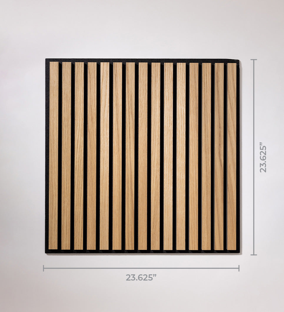 Oak Wood Slat 2'x2' Ceiling Panel
