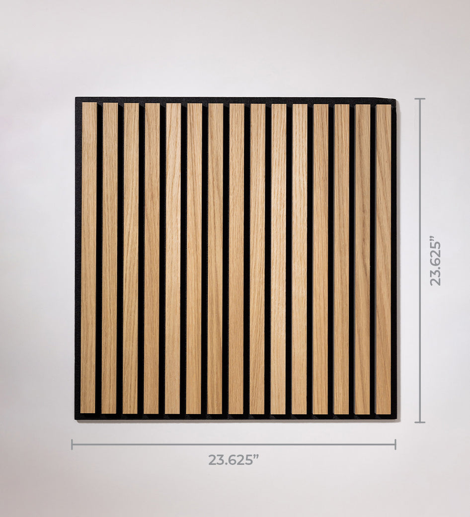 Oak Wood Slat 2'x2' Ceiling Panel