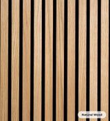 Oak Black Wood Slat Ceiling Panel